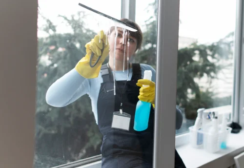 Nettoyage de vitres intérieures et extérieures à Guiscriff